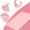 thumbnail image 4 of 6 Pcs Pink Rubber Block Stamp Rubber Carving Linoleum Blocks Carving Block for Soft Rubber Stamp Crafts, 4 of 8