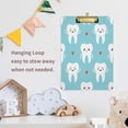 thumbnail image 6 of Coolnut Cute Cartoon Teeth Clipboard 9 x 12.5 Inches | Decorative Clipboard for School, Office, Nurse, Art, Business | Clipboard with Low Profile Gold Clip Gifts, 6 of 7