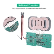 Tebru Wireless Charging Module, Wireless Charging Transmitter, DIY QI Standard 3 Coil Wireless Charging Transmitter Module Circuit Board Coil Charger
