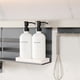 thumbnail image 4 of Set dispensador de jabón Prus Waso Kitchen, blanco, con bandeja de cristal, 4 of 7
