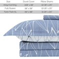 thumbnail image 4 of Premium Quality Vilano Choice Modern Foliage Reverseable Duvet Cover Sets, 4 of 9