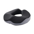 thumbnail image 3 of Cojín de asiento de espuma viscoelástica Yinane ergonómico suave portátil gris claro oscuro, 3 of 8