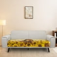 thumbnail image 5 of ZUXONGSY Sunflower Sofa Cushion Covers Horse Couch Cushion Protector Cover Stretchable Long Sofa Cushion Cover Easy to Clean Furniture Protection Cover for Living Room Decoration Medium, 5 of 5