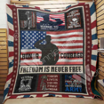 thumbnail image 2 of Veteran Blanket, U.S. Army Fleece, Sherpa Blanket, 2 of 5