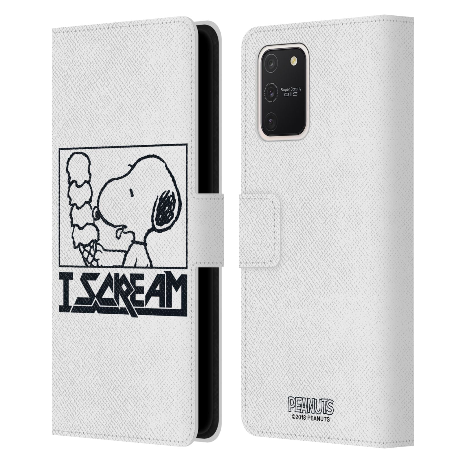 Head Case Designs Officially Licensed Peanuts Rock Tees Snoopy I Scream Leather Book Wallet Case Cover Compatible With Samsung Samsung Galaxy S10 Lite Walmart Com