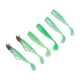 thumbnail image 2 of Caja de Señuelos de Pesca Suave Swimbait de Simulación YUNYI BRAND Verde Guisante, 2 of 8
