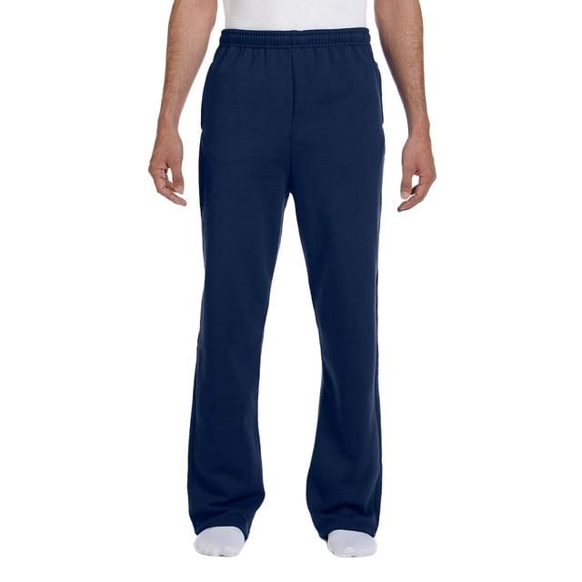 Jerzees Pantalon de Survêtement en Molleton à Fond Ouvert pour Adulte 8 oz - 974MP
