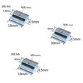 thumbnail image 4 of 100 tuercas deslizantes en T serie 20, tuercas cuadradas M5 M4 M3 T para perfiles de aluminio 2020, ranura en T de 0.236 in (m4), 4 of 4