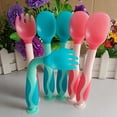 thumbnail image 2 of Rendez les Repas Amusants et Faciles avec 2 Pcs Ensemble de Couverts Sensibles à la Chaleur pour Tout-Petits - Cuillère Fourchette d'Alimentation Pliable avec Boîte Portable et Ventouse pour l'Entraînement des Enfants, 2 of 4