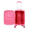 thumbnail image 2 of CRCKT Kids Girl 21" Softside Carry-on Luggage  With 360 Spinner Wheels- Heartberry Smile, Red and Pink, 2 of 10