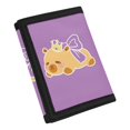 thumbnail image 2 of FUIALDOLG Cute Crown Bear Trifold Card Wallet, Stretch Polyester Lightweight Kids Wallet for Daily Use Outdoor Sports, 2 of 7