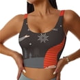 thumbnail image 1 of Easygdp Gnomes de Noël en Chapeaux Rouges pour Soutien-Gorge de Sport Sans Couture pour Femmes, Soutien-Gorge de Yoga à Fort Impact - Disponible en Différentes Tailles-TG, 1 of 8