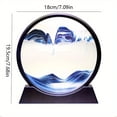 thumbnail image 3 of 1pc 3D Deep Sea Moving Sand Art - Relaxing Kinetic Sandscape for Home, Office, Desk, Mantle, Bookshelf, 3 of 3