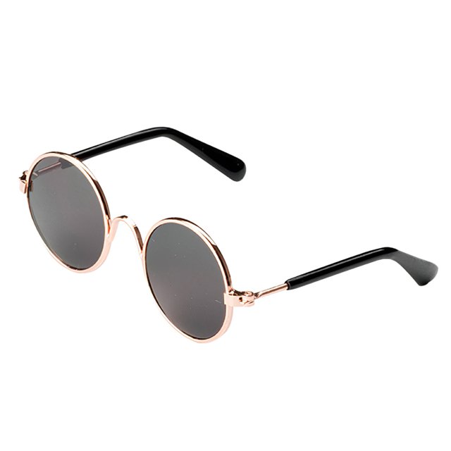 Gafas De Metal Para Mascotas Gafas De Sol De Moda Para Mascotas Gafas Antideslizantes Para Perros Protección Solar Gafas Retro Para Mascotas Protección Ocular Decoración Para Mascotas Gafas De Sol Speravity PT001575-06