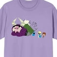 thumbnail image 2 of Foster's Home For Imaginary Friends Edwardo Bloo Cheese & Mac Crew Neck Short Sleeve Purple Haze Men's T-shirt-Medium, 2 of 3