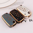 thumbnail image 2 of Car Flip Key Case Cover Shell Fob for Fiat 500 Panda Stilo Punto Doblo Grande, 2 of 8