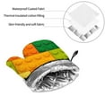 thumbnail image 6 of Sikiie Colorful Building Blocks Oven Mitts and Pot Holders, Silicone Oven Gloves, Heat Resistant Oven Mitts 4Pcs Set, 6 of 6