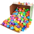 thumbnail image 6 of JOYIN 200 Pcs Prefilled Easter Eggs with Novelty Toys and Stickers, 2 3/8" for Filling Treats, Easter Theme Party Favor, Easter Eggs Hunt, Basket Stuffers Fillers, Classroom Prize, 6 of 7
