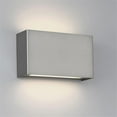 thumbnail image 2 of WAC Lighting Blok 1-Light LED 3500K Contemporary Aluminum Wall Sconce in Nickel, 2 of 5