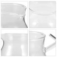 thumbnail image 3 of Taza resistente al calor, taza de vidrio transparente, taza de café, taza de leche, jarra de leche de cocina, 3 of 5