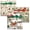 Value Pack II, variant on Current 3-Pack Jumbo Heavyweight Christmas Gift Wrap Paper Rolls, Each Roll 23" x 28', Holiday Forest, Under the Mistletoe, Santa and Friends