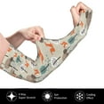 thumbnail image 3 of Fotbe Squirrels and Trees UV Sun Protection Arm Sleeves - Tattoo Cover Up - Basketball Arm Sleeve UPF 50 Cooling for Men Women, 3 of 8