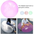 thumbnail image 5 of Juguete de bola de burbujas para niños Bola de goma inflable gigante para playa de agua Globo de gelatina Bolas rosas, 5 of 5