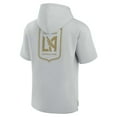 thumbnail image 3 of Unisex Fanatics Gray LAFC Elements Super Soft Fleece Short Sleeve Pullover Hoodie, 3 of 3