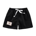 thumbnail image 6 of Atogsazn Toddler Baby Boys Jogger Shorts Kids Casual Jogger Athletic Short Pants Gym Trouser with Pocket Black 3-4 Years Fashion, 6 of 7