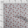 thumbnail image 1 of oneOone Organic Cotton Poplin Twill Fabric Leaves & Flower Floral Decor Fabric Printed BTY 42 Inch Wide, 1 of 4