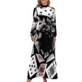 thumbnail image 1 of Vestido largo Falling Cards vestidos de verano mujer 2024 vestido para mujer Vestidos de mujer, 1 of 4