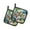 Basset Hound 6559, variant on Bernedoodle Spring Path Pair of Pot Holders