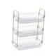 thumbnail image 4 of 3 niveles Organizador de encimera de baño, estante de fregadero, estante de especie de maquillaje resistente a la resistencia de óxido elegante,, 4 of 9