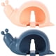 thumbnail image 1 of Soporte para cepillo de dientes, gancho de almacenamiento multifuncional montado en la pared, soporte autoadhesivo para maquinilla de afeitar para el baño del hogar, 2 piezas de caracol de animales d TUNC Sencillez, 1 of 5