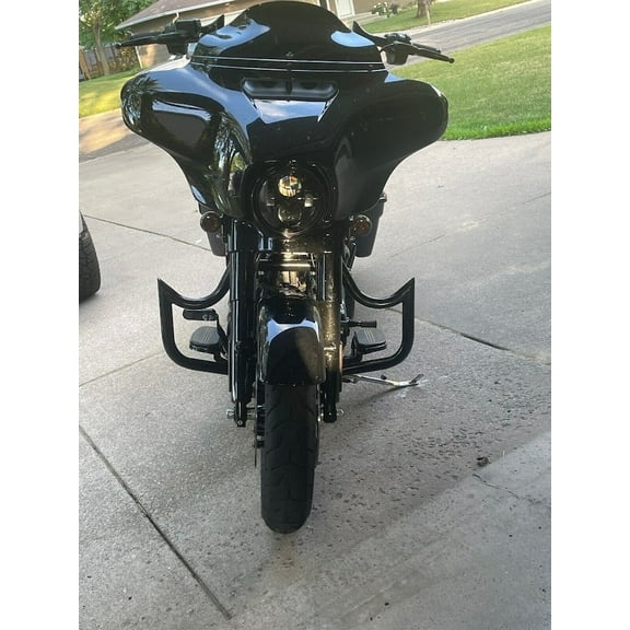 ENGINE GUARD HIGHWAY CRASH BAR FOR TOURING HARLEY ROAD KING GLIDE 1.5" TUBE SIZE 2009-2025 BLACK