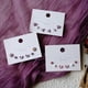 thumbnail image 5 of Pendientes de botón de acero inoxidable con estilo moderno, sencillos y frescos de color morado, pendientes de aguja, joyería popular, 5 of 6