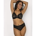 thumbnail image 3 of Curvy Couture No Show Lace Unlined Underwire Bra, 3 of 5