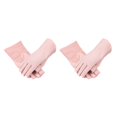 thumbnail image 3 of Jumpingount Manoplas de protección solar Transpirable Antideslizante Algodón Múltiples colores Tamaño libre Manopla de conducción Cubierta de Punto rosa claro 2piezas, 3 of 6