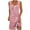 Pink, variant on gakvbuo summer Tank dresses for women 2024 Sleeveless Mini Dress Sundresses Women's Geometric Printed Elegant Camisole Round Neck Dress