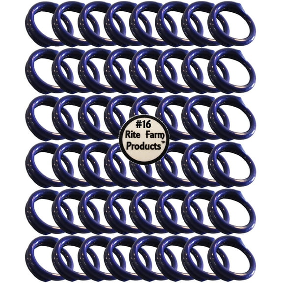 48 BLUE #16 LEG BANDS 1" CHICKEN POULTRY CHICK QUAIL PIGEON DOVE DUCK GOOSE