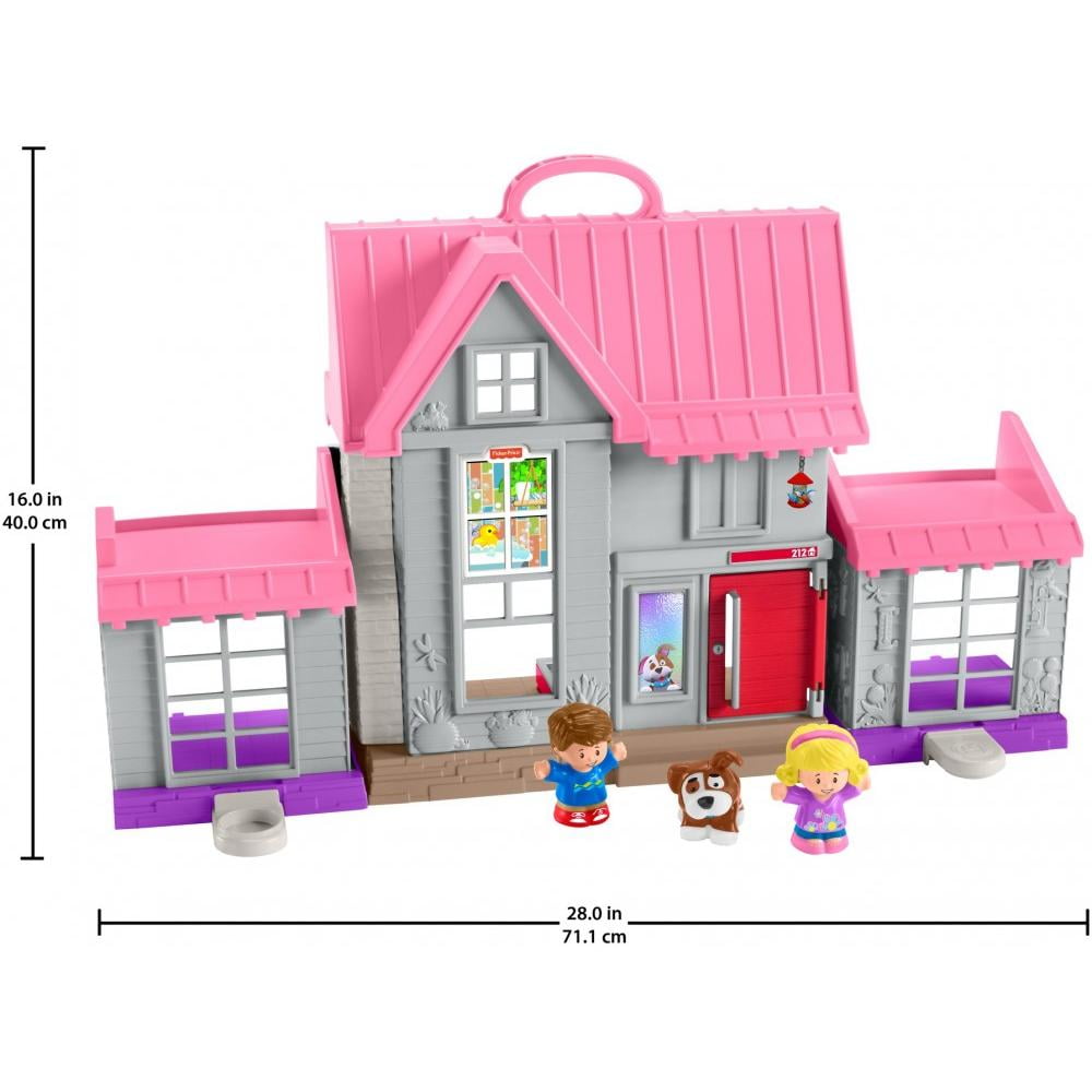 fisher price little people pink house