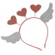 thumbnail image 3 of Heart Headband Fashion Accessory For Women 25x19cm Red Decoration 1Pcs, 3 of 4