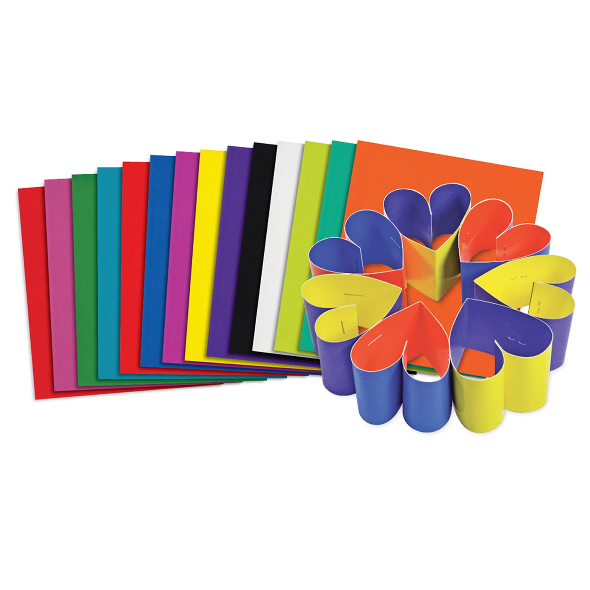 Roylco® Double Color Cardstock Sheets, 8" x 9", 100 Sheets