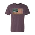 thumbnail image 2 of Wild Bobby, American Game Flag Baseball Bat Ball, Sports, Men Premium Tri Blend Tee, Vintage Purple, 2XL, 2 of 3