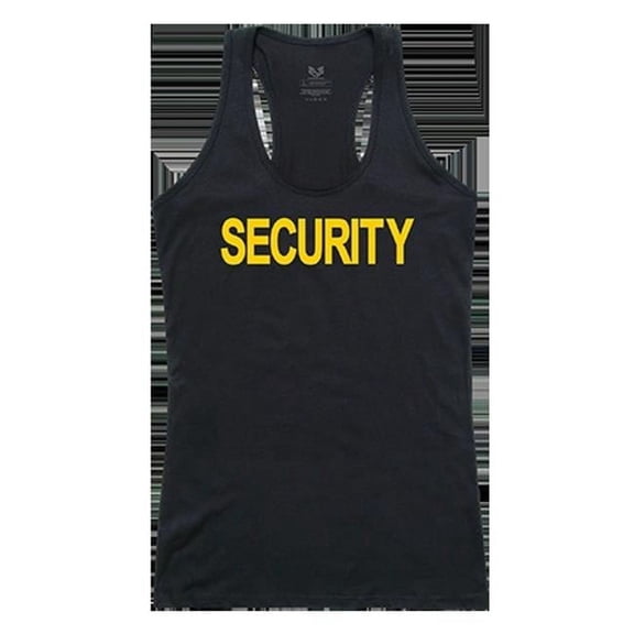 Security 2 Graphic Tank Top, Black - Large