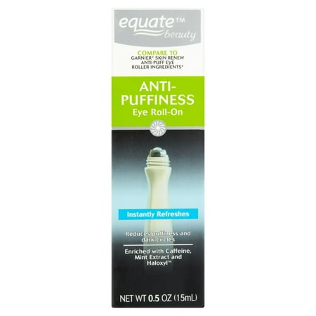 Equate Beauty Anti-Puffiness Eye Roll-On, 0.5 Oz
