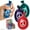 2 pieces assorted, variant on IsoFlex Peace Stress Ball Hand Massager in Assorted Colors 1 Piece