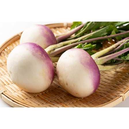 3000 Seeds PURPLE Top WHITE Globe TURNIP Brassica Rapa Vegetable Seeds