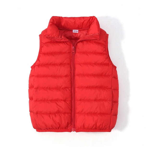 Little Girls Boys Puffer Vest Kids Winter Vest Casual Lightweight