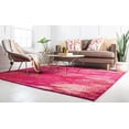 thumbnail image 2 of Unique Loom 3128098 8 x 8 ft. Lilly Jardin Square Rug, Pink, 2 of 2